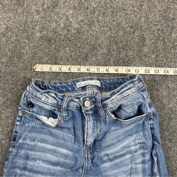 KANCAN Women’s Distressed Denim Jeans Straight Leg size: 23 - Picture 6 of 11